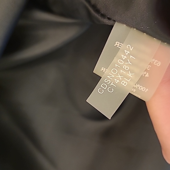 NWOT Calvin Klein Black Silver Studded Short Sleeved Fully Zip Back Midi Dress - Picture 13 of 15